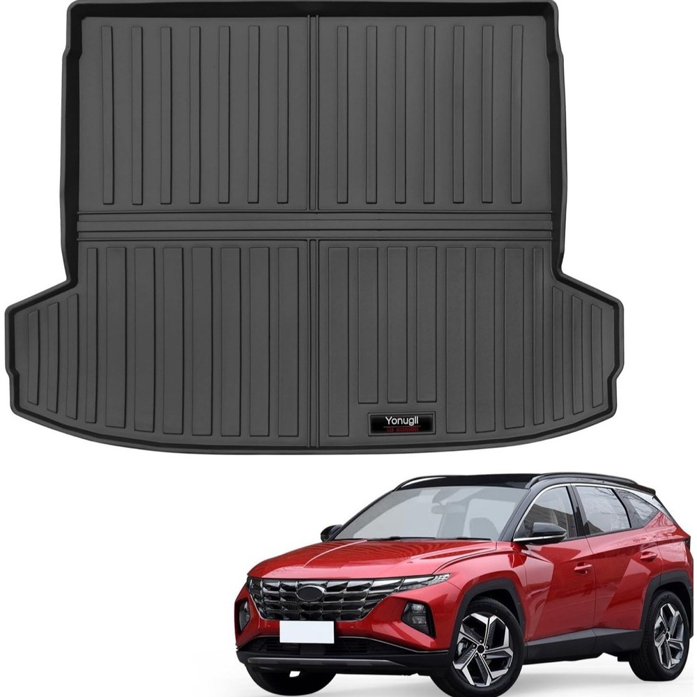 Fits 22-26 Hyundai Tucson Trunk Mat All Weather 3D Molded Rear Cargo Liner